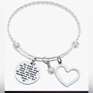 Melix Home Mom Gifts Bracelet So Much of Me is Made from What I Learned from You